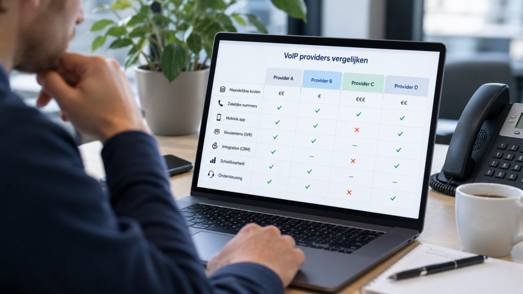 VoIP providers vergelijken voor zakelijke telefonie